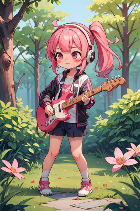 389904-1270430401-masterpiece,best quality,1 chibi girl very cute with pink hair and blushed,flower,outdoors,playing guitar,music,holding guitar,j.png
